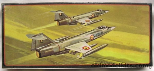 AMT-Hasegawa 1/72 Lockheed F-104 Starfighter, A-625-100 plastic model kit